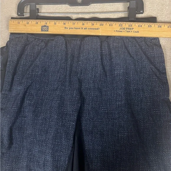 Lululemon Linerless Athletic Shorts T.H.E. Core Size Large Navy Blue Mens - Picture 4 of 9